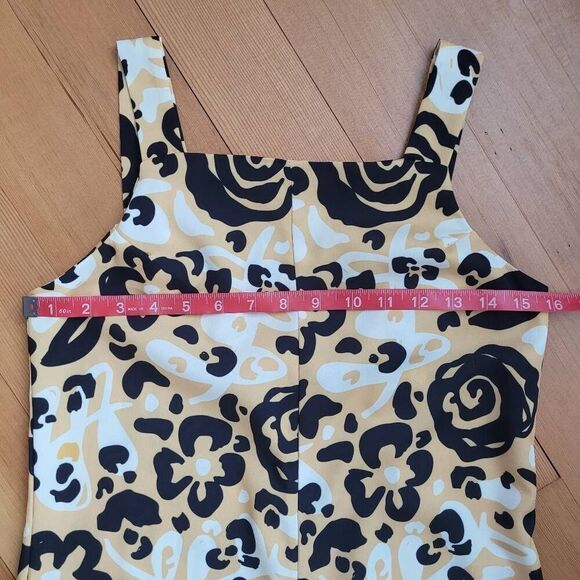 NWT free people yellow floral jumpsuit pant suit pocket boho - Picture 8 of 11